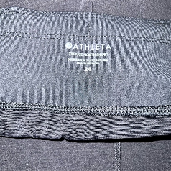 Athleta Shorts Women 24 Trekkie North Black Hiking Or Around Town Stretch L - Picture 8 of 13